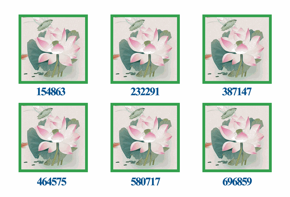 数字水印隐形码示例